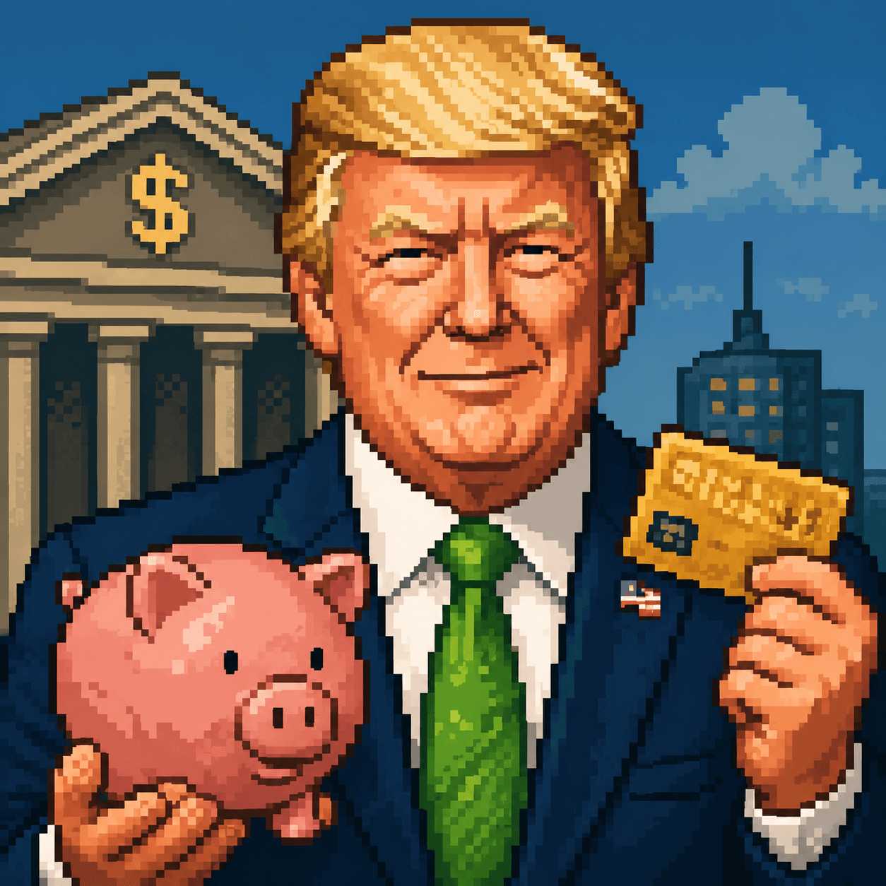 TRUMPBANK NFT preview — the Banker
